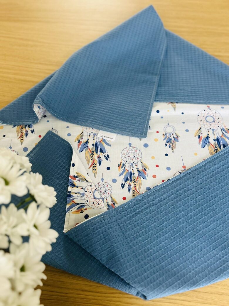 Vafeļauduma sedziņa bērniem “Sapņu ķērājs”