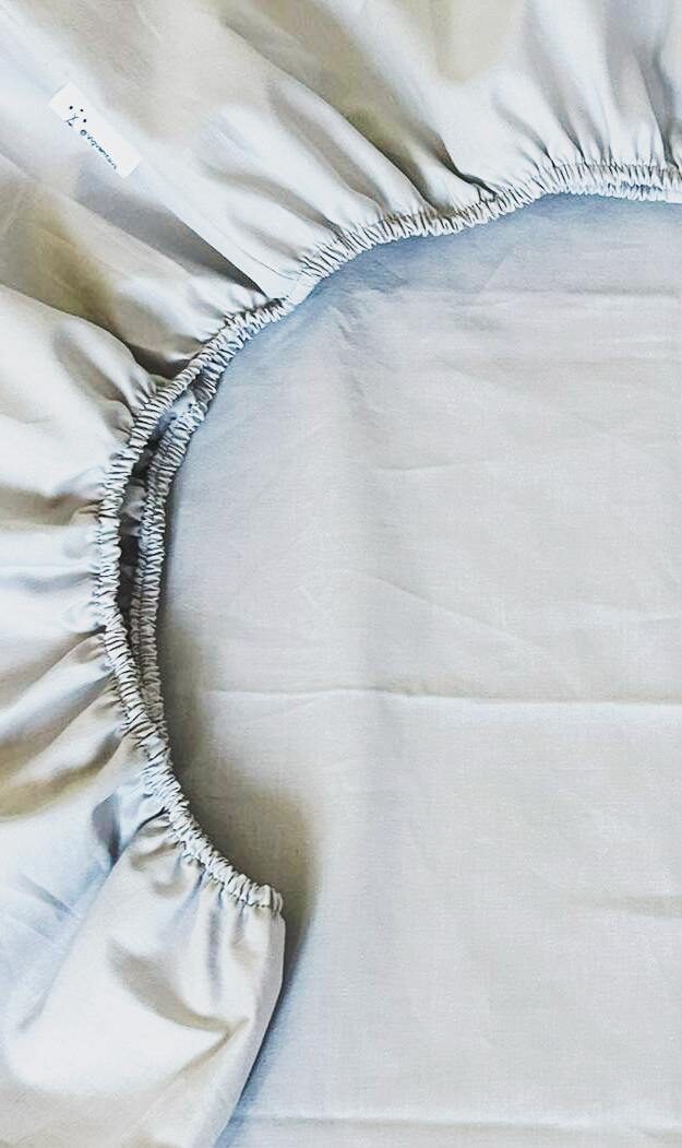 Kokvilnas palags “Gaiši pelēkais”