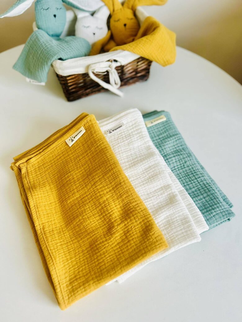 Muslīna sedziņa “Baltā klasika”