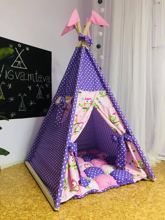 Vigvams bērniem “Krāsainās pūcītes”