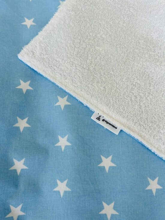 Mitrumnecaurlaidīgs aprūpes paladziņš "Zvaigznes uz zilā fona"