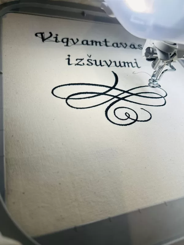 Izšuvumi/personalizācija